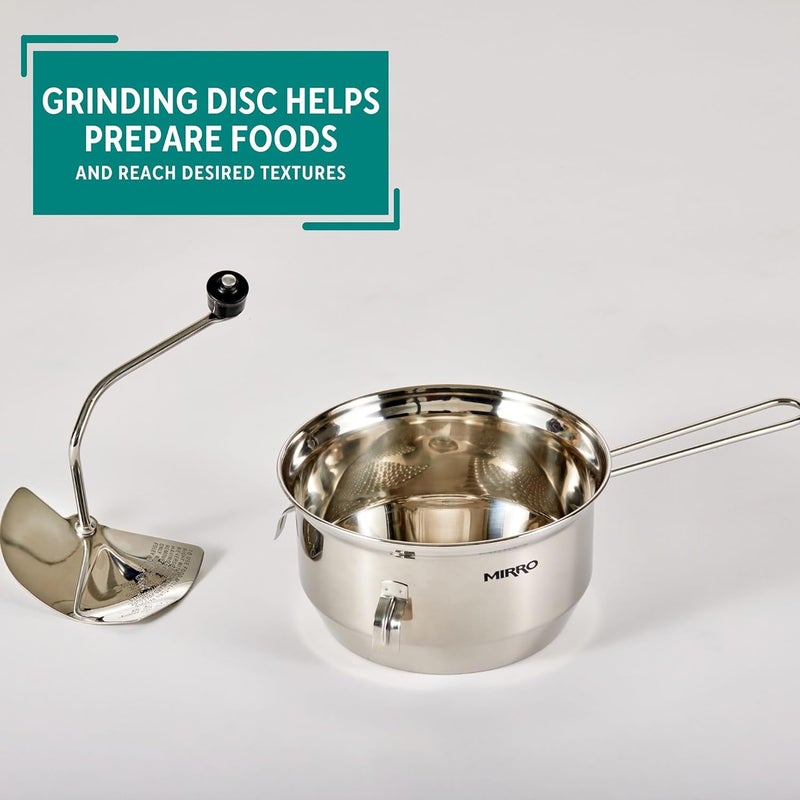 Mirro 50024 Foley 2-Quart Stainless Steel Food Mill Cookware - Image 5
